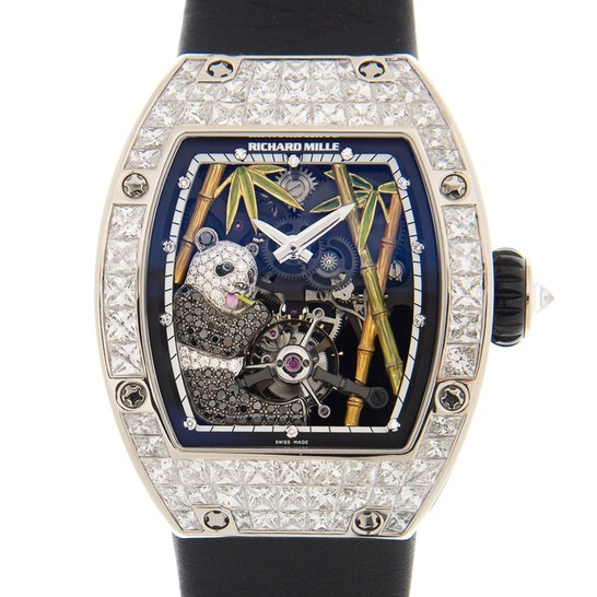 Diamond Tourbillon Panda Men's Watch