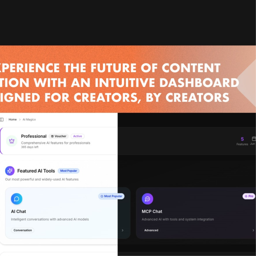 AI Magicx: Lifetime حزمة من ادوات الذكاء الاصطناعي المميزة