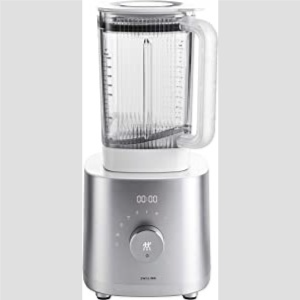 ZWILLING Enfinigy Power Blender, Piranha Teeth Winglet Blade for Ultimate Blending, 6 programs for Ice cream, Smoothies and more, 64oz pitcher, 12 speed, Silver