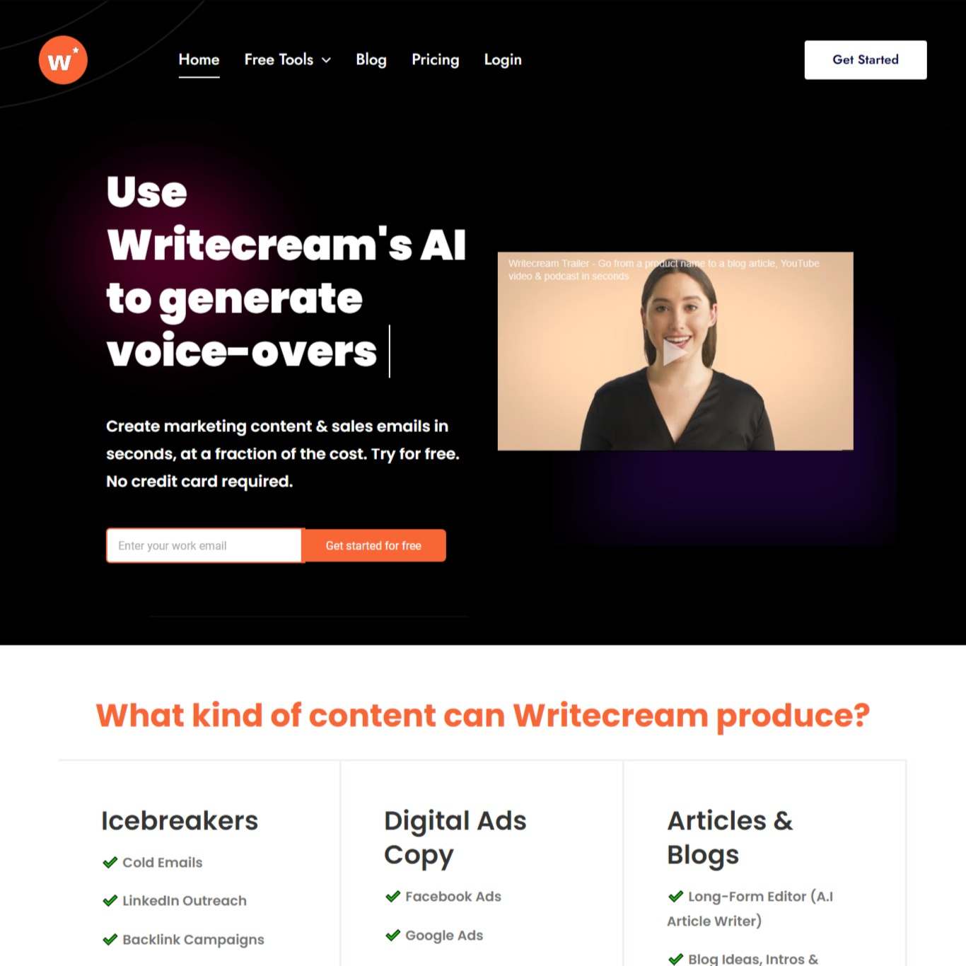 Writecream | Time-Saving Content Creation Tool