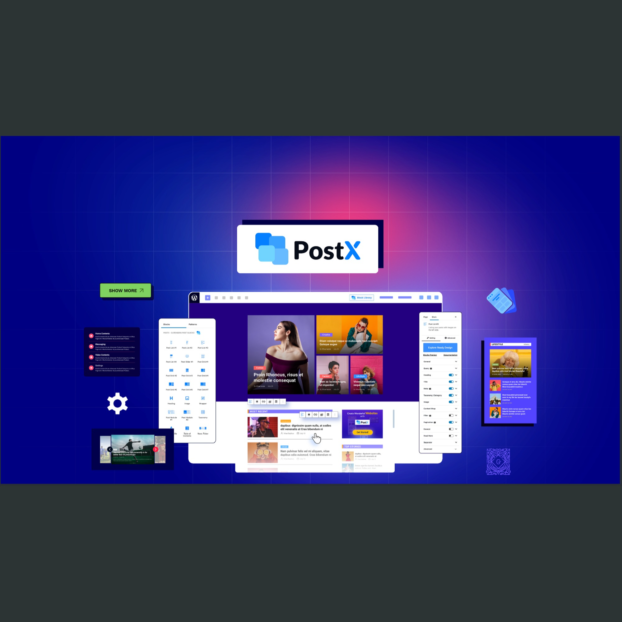 PostX - Build sites fast with a Gutenberg plugin