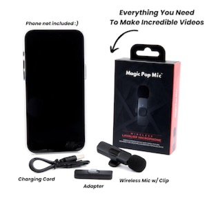 Magic Pop Mic (wirless lavalier x2)