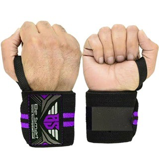 Be smart weightlifting wrist wraps.