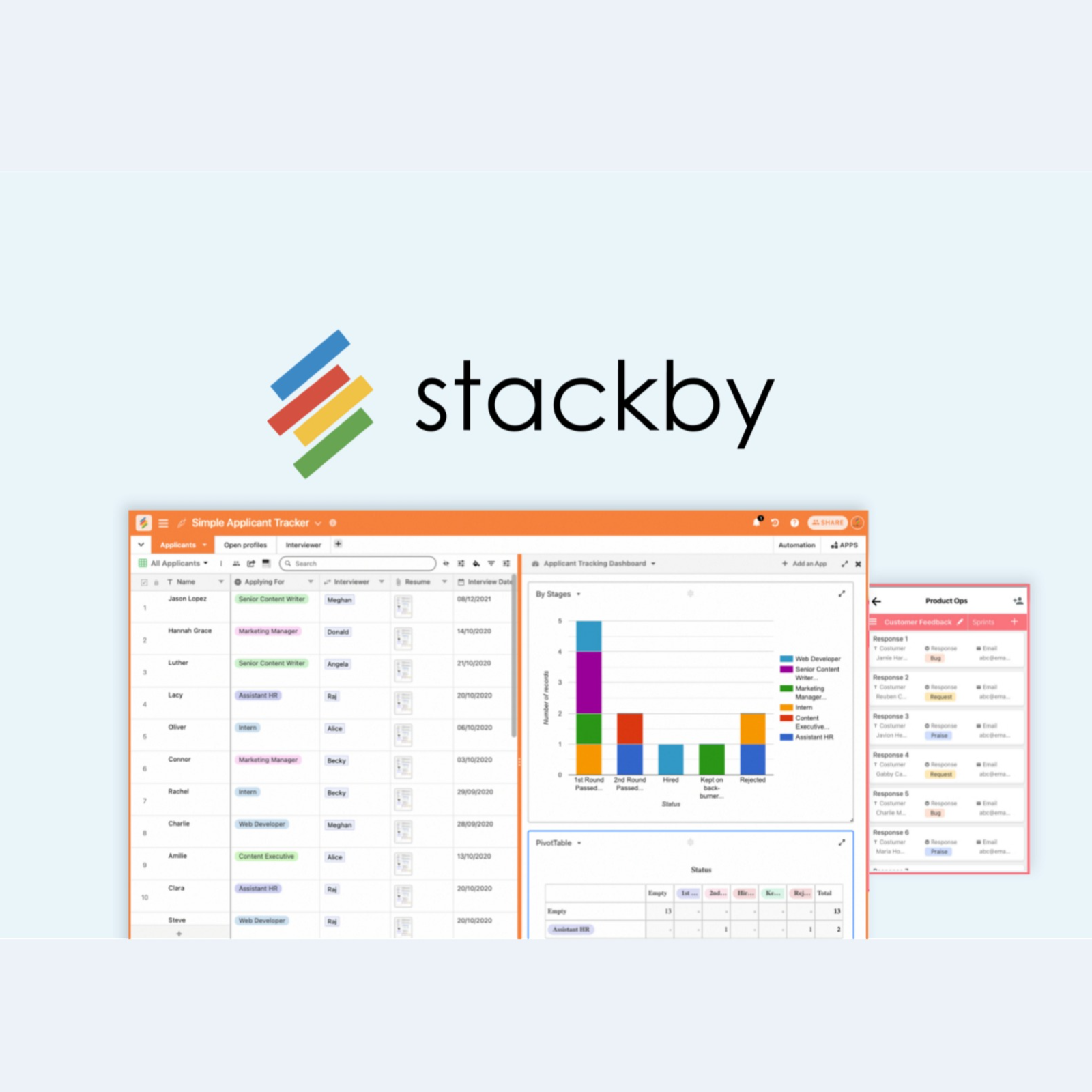 Stackby - Plus exclusive - Automate work with spreadsheets & APIs | AppSumo