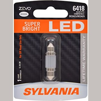 SYLVANIA 6418 LED Premium White Miniature Bulb, (Pack of 1), Brake Lights - Amazon Canada