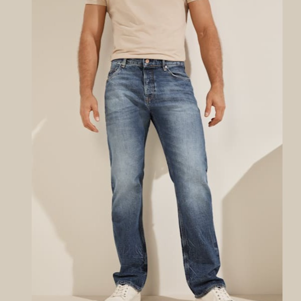 Rodeo Destroyed Straight Leg Jeans