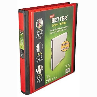 STAPLES 18370 Binders, Red : Amazon.ca: Office Products