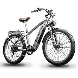 Shengmilo E Bike Electric Bike 26 Inch E-Mountain Bike E-Bike 720WH Battery 7-Speed shifting electric cycling with Fat Tire, hydraulic disc brakes, aluminum carrier & frame : Amazon.co.uk: Sports & Outdoors