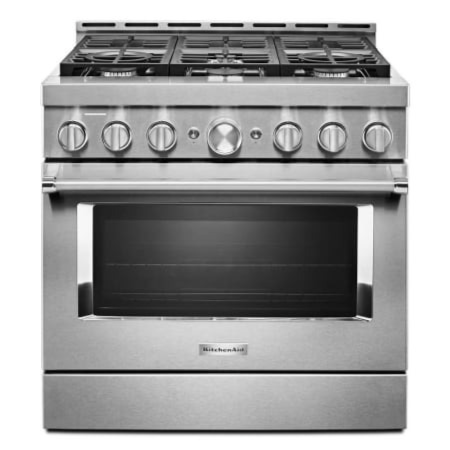 KitchenAid KFGC506JSS 36 Inch Wide 5.1 Cu. Ft. Free Standing Gas Range