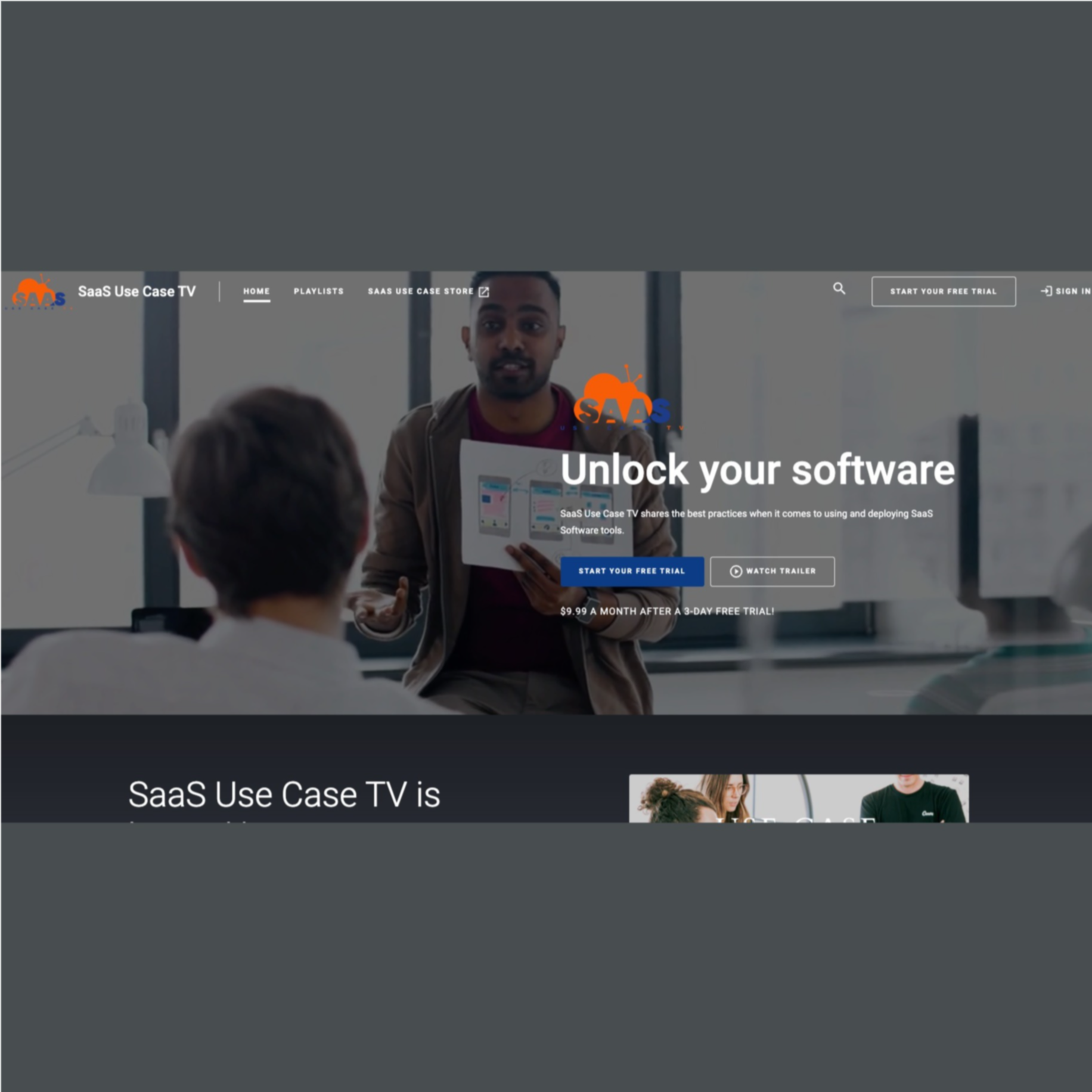 Saas Use Case TV Subscription