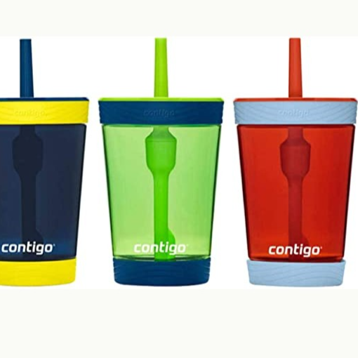 Contigo Kids 3 Pack Tumblers - Blue Green Red : Amazon.ca: Baby