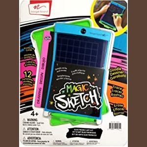 Magic Sketch Boogie Board - Blue - Jot 8.5 LCD Writing Tablet-12 templates, on e Stylus+ one Protective Cover : Amazon.ca: Electronics