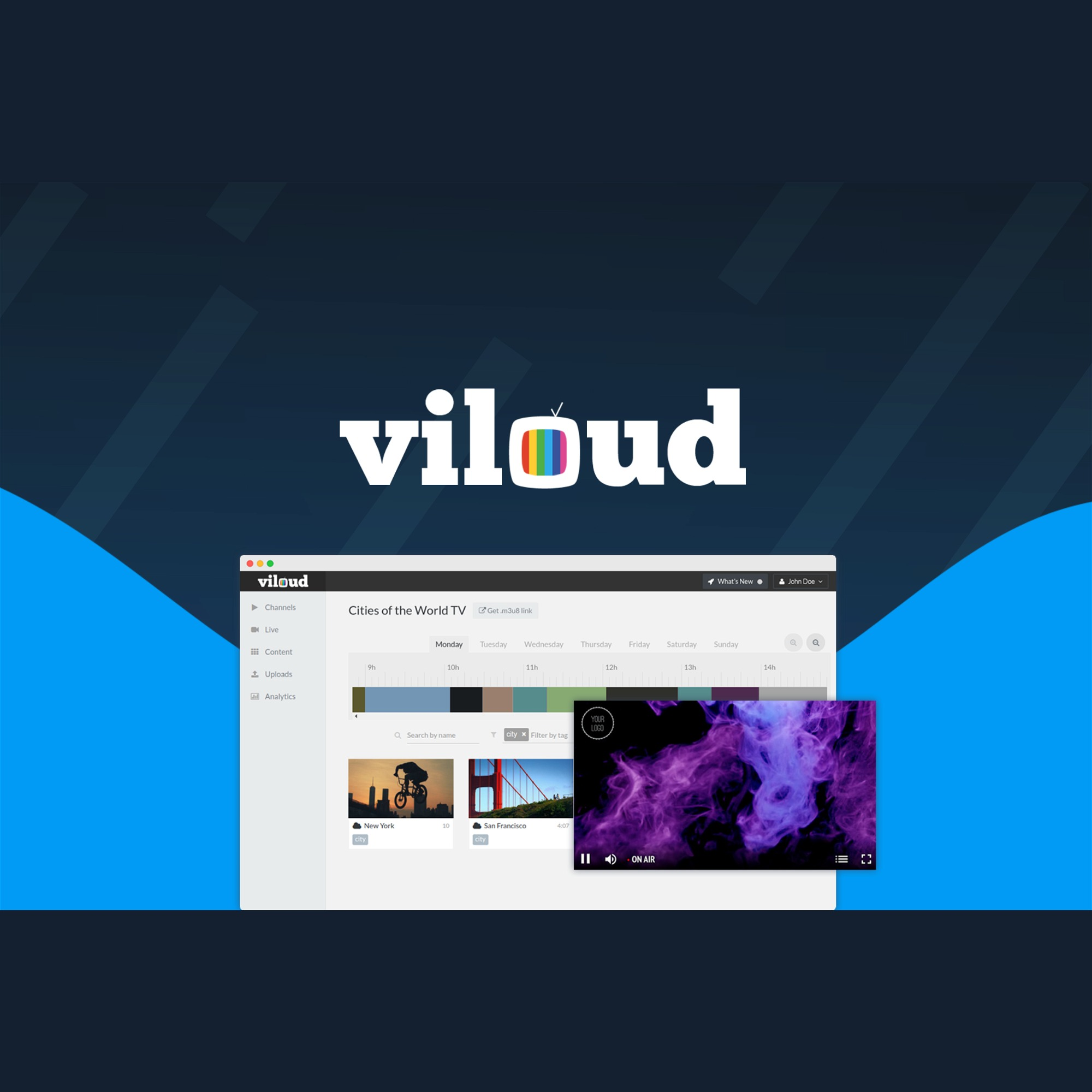 Viloud - Create custom online TV channels | AppSumo