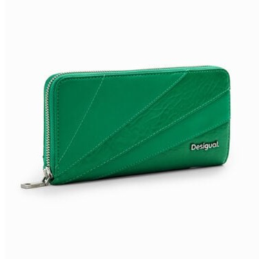 L patchwork textures wallet