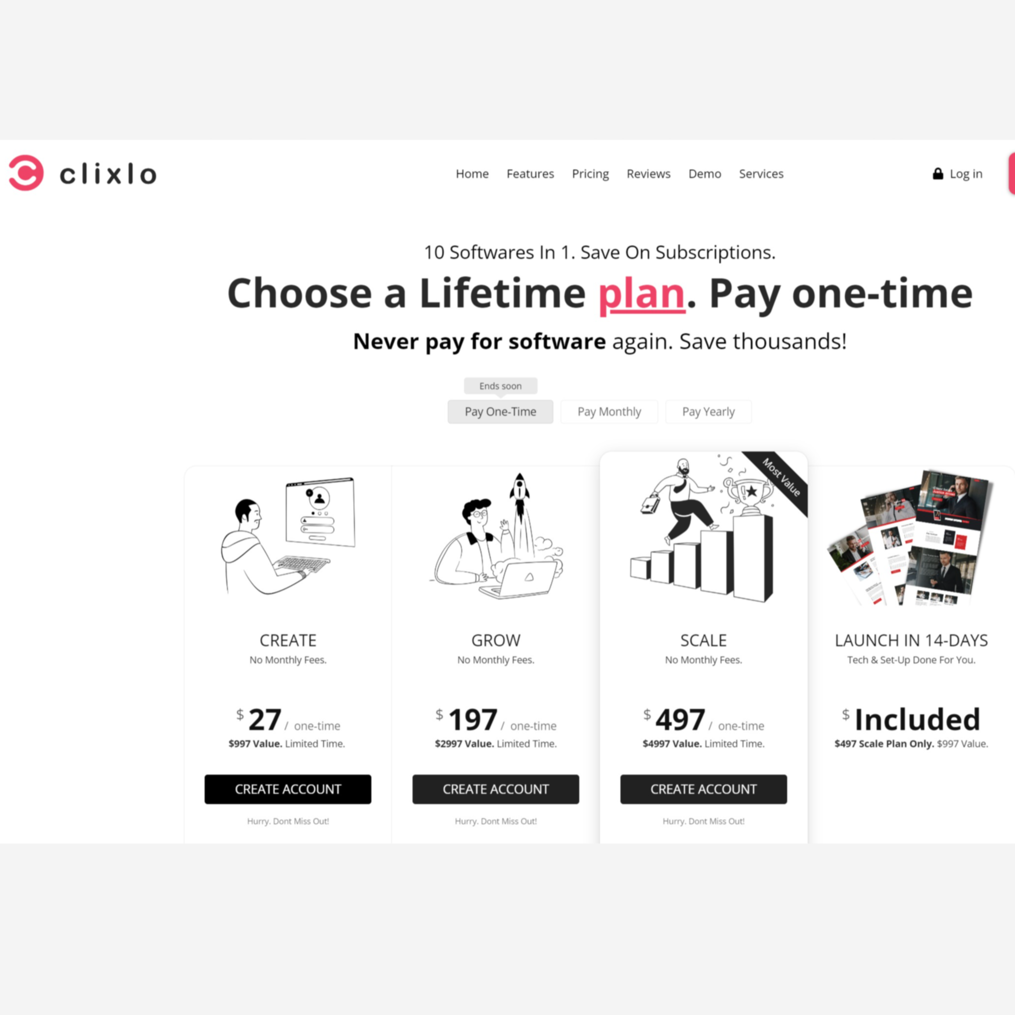 CLIXLO - 10 Softwares in 1 - CRM Platfrom