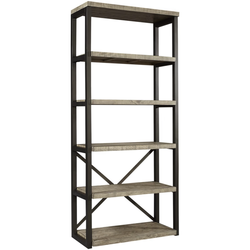 Water Mill Gray Bookcase