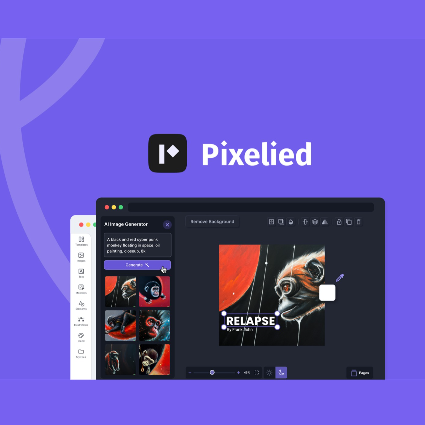 Pixelied - Create and edit professional graphics | AppSumo