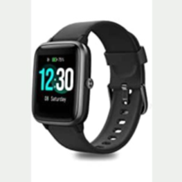 Amazfit GTS Fitness Smartwatch with Heart Rate Monitor, 14-Day Battery Life, Music Control, 1.65" Display, Sleep and Swim Tracking, GPS, Water Resistant, Smart Notifications, Obsidian BlackGroup 5Group 5