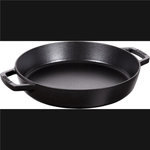 Staub Cast Iron 13-inch Double Handle Fry Pan