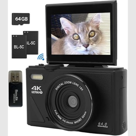 Digital Camera for Photography, 4K 5K Vlogging Cameras YouTube 