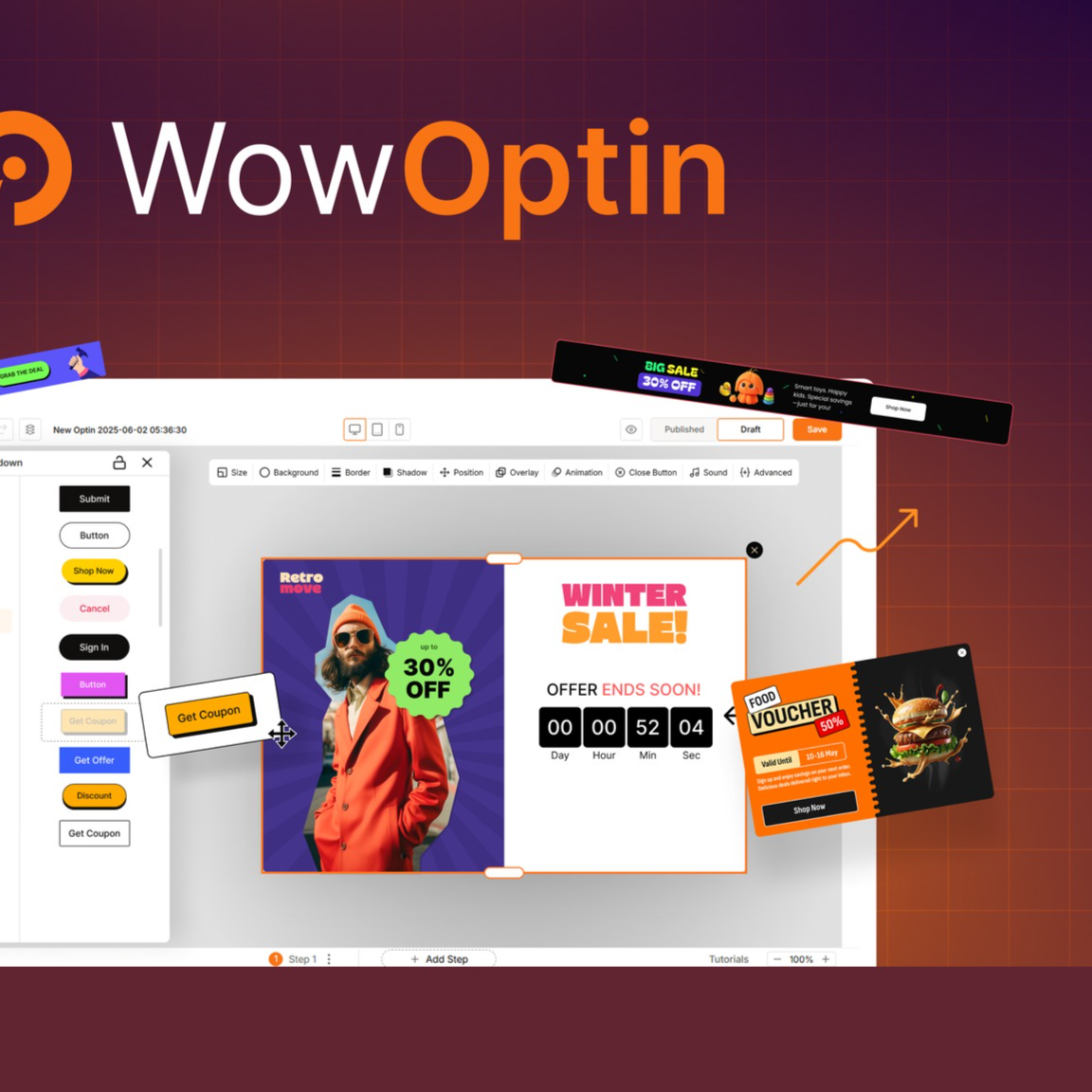 WowOptin - WordPress popups that capture leads | AppSumo