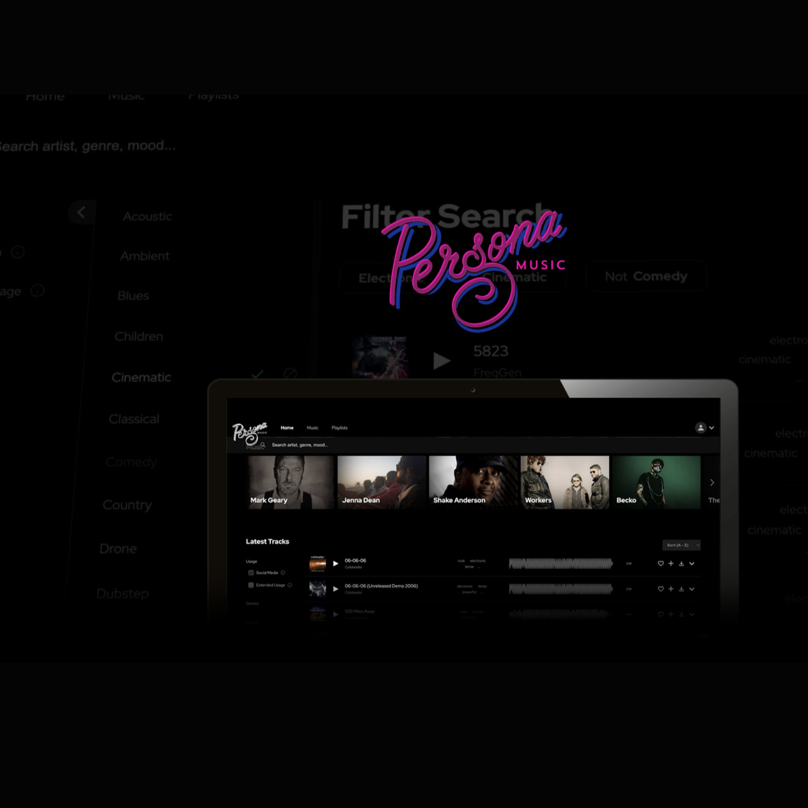 Persona Music - Copyright-free music for creators | AppSumo
