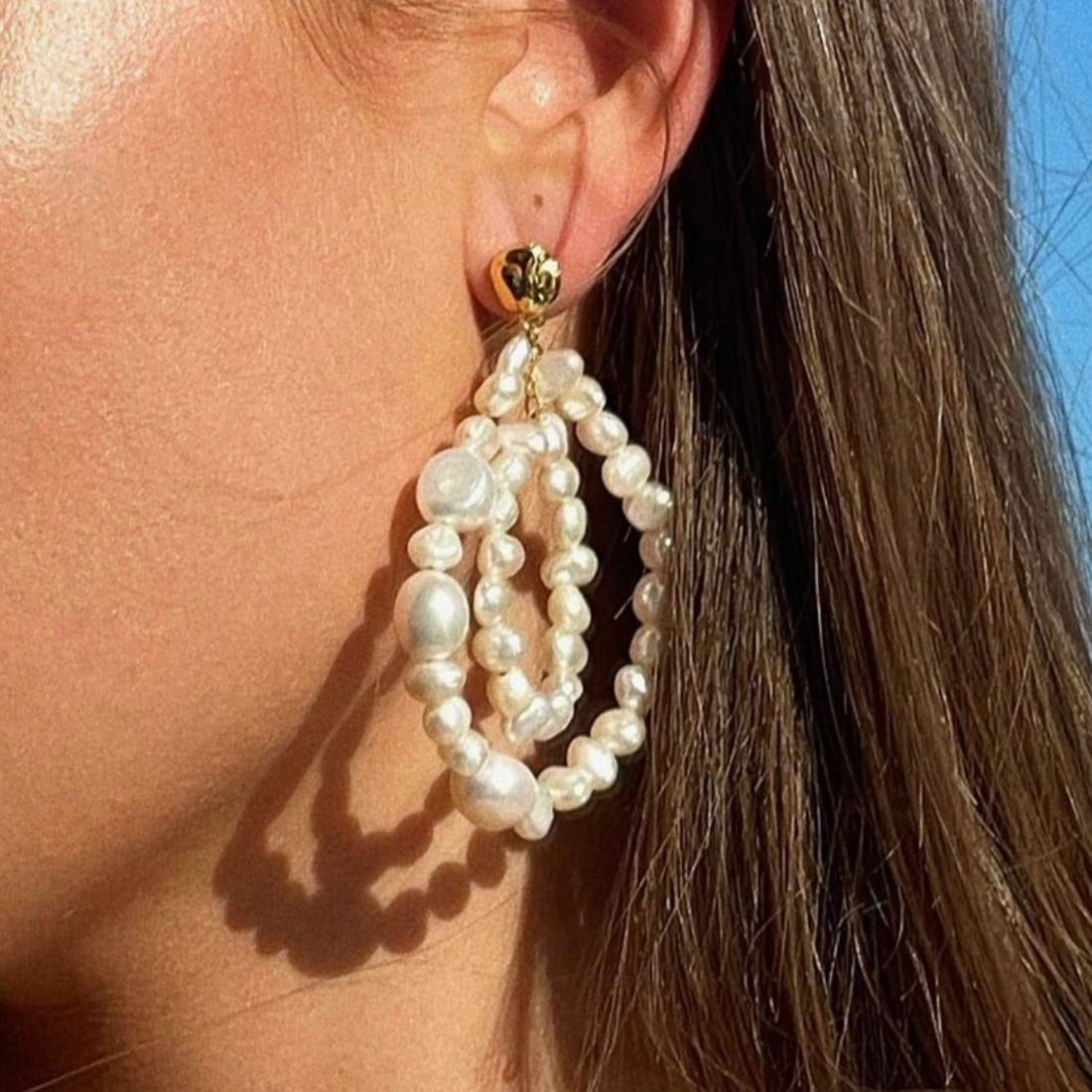 Precious Pearl Teardrop Earrings