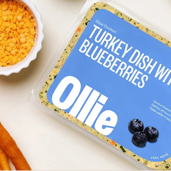 Ollie: Fresh & Healthy, Human-Grade Dog Food Deliveryburger menu