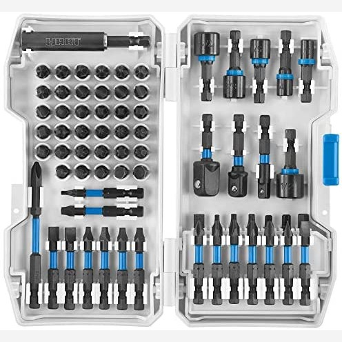 HART 68-Piece IMPACT DRIVER BIT SET MAGNETIC SCREW GUIDE 1/4"-HEX TORSION ZONE, Screwdriver Bit Sets - Amazon Canada