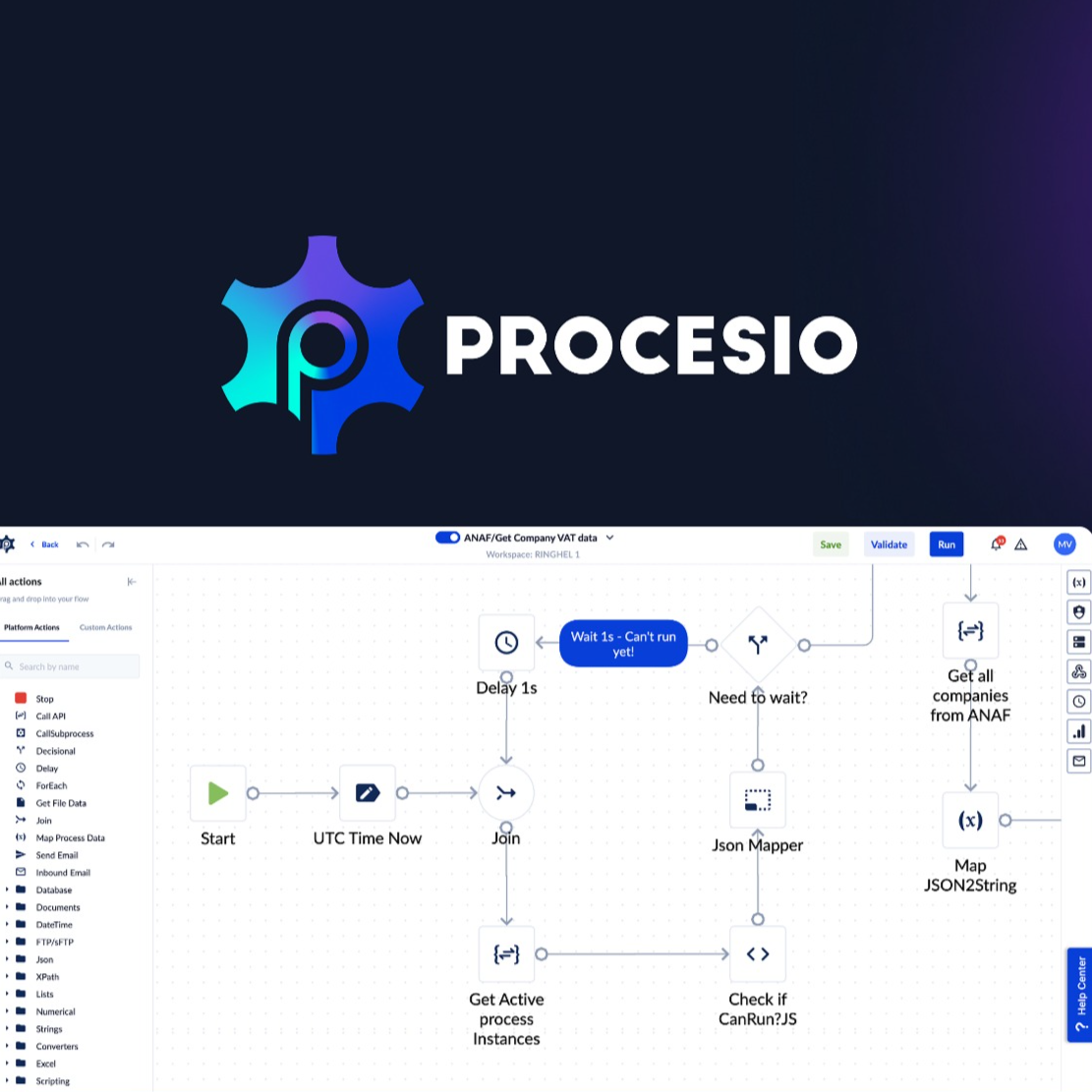 PROCESIO - Integrate & automate workflows