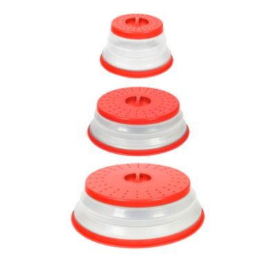 Tovolo Collapsible Microwave Food Cover, Set of 3