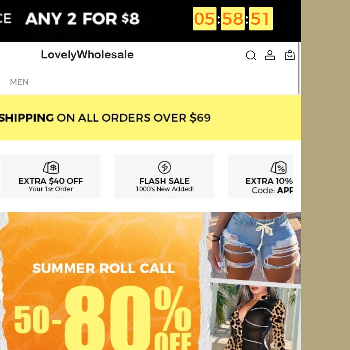 Women’s and Men’s Fashion