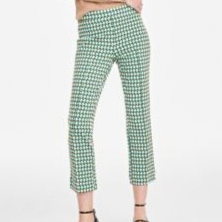 ON 34th Women's Geo-Print Ponté-Knit Ankle Pants - $59
