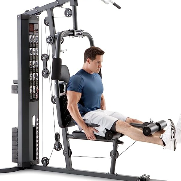 Marcy MWM-4965 Home Multi Gym with 68Kg Weight Stack with Pulley, Arm, and Leg Developer Multifunctional Workout Station for Weightlifting and Bodybuilding – 300 lbs Capacity : Amazon.co.uk: Sports & Outdoors