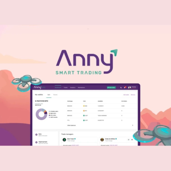 Anny.trade - Automate crypto trading on a smart platform powered by bots