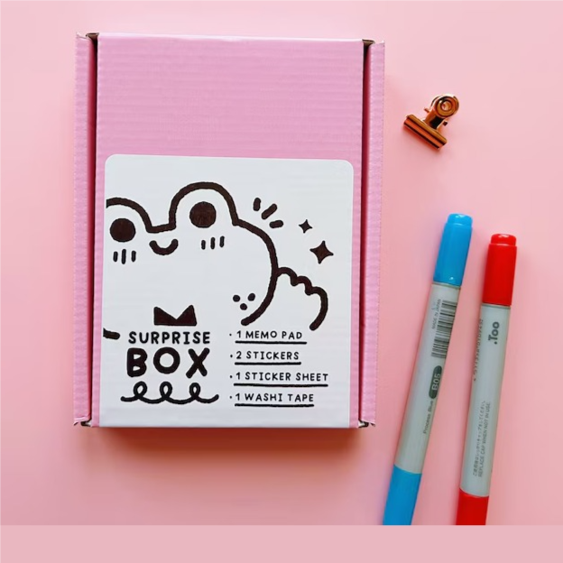 urprise Box with Kawaii stationery!